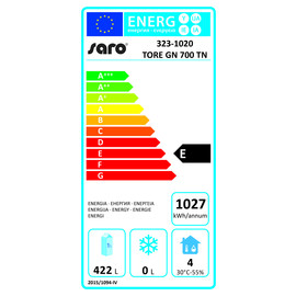 Kühlschrank TORE GN 700TN 685 ltr | Umluftkühlung | Türanschlag rechts Produktbild 22 S