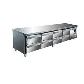 Unterbaukühltisch UGN 4180 TN | 8 Schubladen | 2230 mm x 700 mm H 650 mm Produktbild