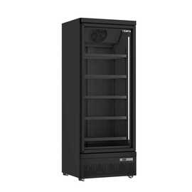 Tiefkühlschrank GTK 560 PRO schwarz mit Glastür | Umluftkühlung Produktbild