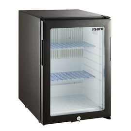 Minibar MB 40 UG schwarz mit Glastür | 33,0 ltr | Absorberkühlung Produktbild