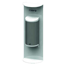 Händedesinfektionsmittelspender ANTONIA mit Sensor Wandmodell abschließbar weiß 800 ml 180 mm x 110 mm H 520 mm Produktbild