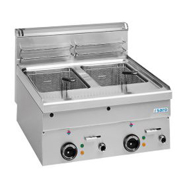 Elektro-Fritteuse EF66 | 2 x 10 ltr | 2 Becken 2 Körbe | 400 Volt 18,0 kW Produktbild