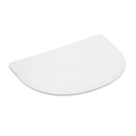 Cremeschaber | Teigschaber Kunststoff flexibel weiß | 120 mm x 88 mm Produktbild