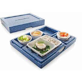 Thermobox Dinner Champion III blau  | 460 mm  x 370 mm  H 115 mm Produktbild