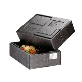 Box schwarz 14 ltr  | 595 mm  x 390 mm  H 125 mm Produktbild