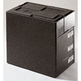 Box schwarz 14 ltr  | 595 mm  x 390 mm  H 125 mm Produktbild 2 S