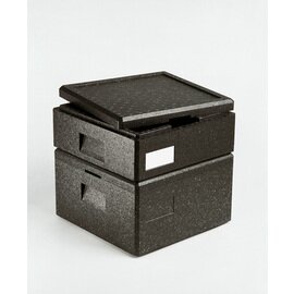 Box PIZZA 12,5 ltr schwarz  | 410 mm  x 410 mm  H 160 mm Produktbild 1 S