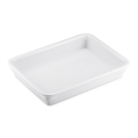 Menüschale Porzellan rechteckig weiß | 235 mm x 175 mm H 40 mm Produktbild