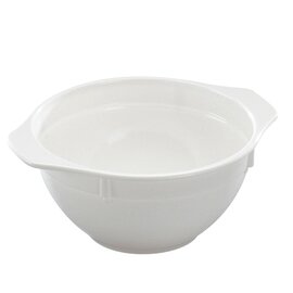 Eintopfschale 500 ml Melamin Mehrweg weiß Ø 142 mm  H 70 mm Produktbild