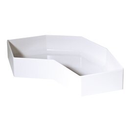 Präsentationsschale Kunststoff weiß 1,3 ltr 300 mm  x 135 mm Produktbild