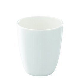 Kaffeebecher Melamin weiß Ø 70 mm  H 85 mm Produktbild
