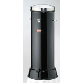 Abfallbehälter SERIE 300 16 ltr Stahlblech braun mit Fußpedal Ø 230 mm  H 700 mm Produktbild