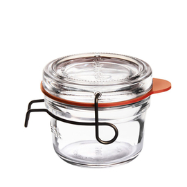 Einmachglas LOCK-EAT® | 125 ml H 76 mm • Bügelverschluss | Gummiring Produktbild