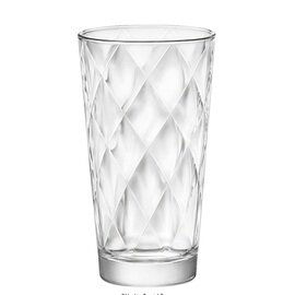 RESTPOSTEN | Longdrinkglas KALEIDO 37 cl mit Relief mit Eichstrich 0,25 ltr Produktbild
