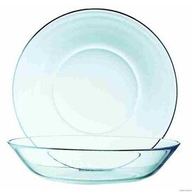 Puddingteller COSMOS | Hartglas transparent  Ø 140 mm Produktbild