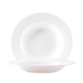 Suppenteller tief EVOLUTIONS WHITE | Hartglas weiß Ø 220 mm Produktbild