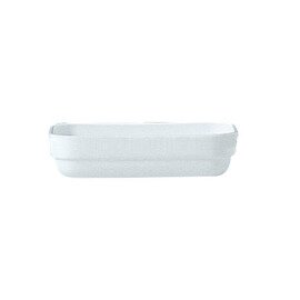 Stapelschale rechteckig 240 ml RESTAURANT WHITE Hartglas L 140 mm B 145 H 36 mm Produktbild