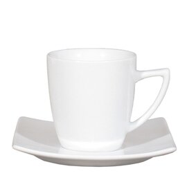RESTPOSTEN | Kaffeetassen-Set TOKIO 1 Obertasse | 1 Untertasse Porzellan weiß Ø 73 mm H 85 mm Produktbild