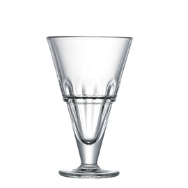 Eisbecher Excelsior 390 ml Glas mit Relief Produktbild