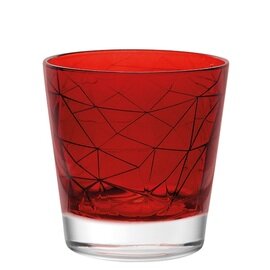 Whiskybecher DOLOMITI Red 29 cl rot mit Relief Produktbild
