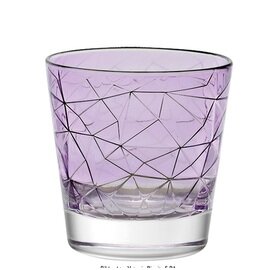 Whiskybecher DOLOMITI Violet 29 cl lila mit Relief Produktbild