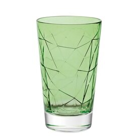 Longdrinkglas DOLOMITI 42 cl grün mit Relief Produktbild