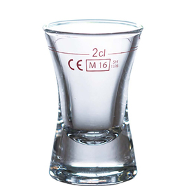 Schnapsglas JUNIOR 3 cl mit Eichstrich 2cl /-/ RR Produktbild