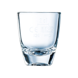 Schnapsglas GIN 12 3,5 cl mit Eichstrich 2 cl /-/ Produktbild
