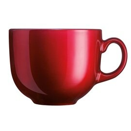 Jumbotasse Flashy Coulis 50 cl Hartglas rot mit Henkel Produktbild