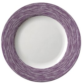 Teller flach Ø 254 mm BRUSH PURPLE Hartglas Produktbild