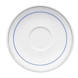 Untertasse RESTAURANT VALERIE BLUE JEAN | Hartglas | schmaler Farbrand Ø 140 mm Produktbild