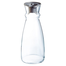 Karaffe FLUID Glas mit Deckel 1100 ml Eichmaß 1l /-/ H 265 mm Produktbild