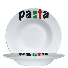 Italian Style Pastateller Glas weiß  Ø 285 mm Produktbild