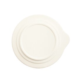 ARC L9623 Tassendeckel, "Nectar Uni Cremeweiss",   Ø 106 mm, H 9 mm, 150 g - Maxima Porcelain Produktbild