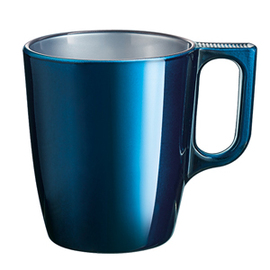 RESTPOSTEN | Bockbecher FLASHY COLORS Flashy Petrol 250 ml petroleumfarben mit Henkel Produktbild