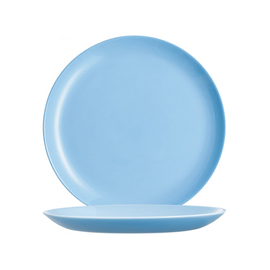 Coupteller flach DIWALI Light Blue | Hartglas blau Ø 191 mm Produktbild