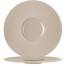 Teller MOON Porzellan taupe  Ø 310 mm Produktbild