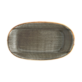 Platte AURA SPACE oval Porzellan 238 mm x 142 mm Produktbild