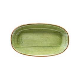 Platte AURA THERAPY Gourmet oval Porzellan 238 mm x 142 mm Produktbild