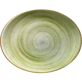 Platte AURA THERAPY Moove Porzellan oval | 310 mm x 240 mm Produktbild