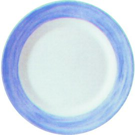Suppenteller tief Ø 225 mm BRUSH BLUE Hartglas Produktbild