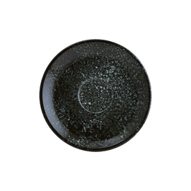 Untertasse ENVISIO COSMOS BLACK Gourmet Porzellan schwarz Ø 120 mm H 15 mm Produktbild
