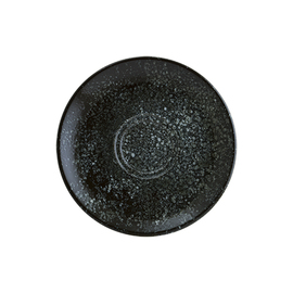Untertasse ENVISIO COSMOS BLACK Gourmet Porzellan schwarz Ø 160 mm H 25 mm Produktbild