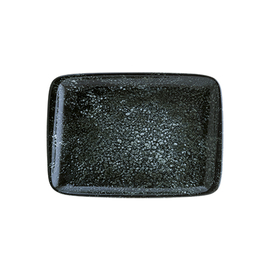 Platte ENVISIO COSMOS BLACK Moove Porzellan schwarz rechteckig | 230 mm x 165 mm Produktbild