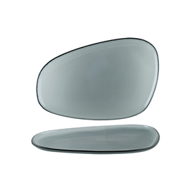 Platte VAGO GLASS Glas oval | 290 mm x 140 mm Produktbild