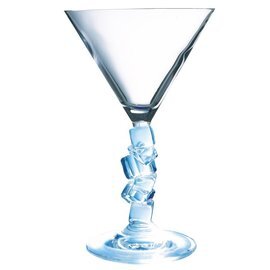 Restposten | Cocktailschale Ice Cube, ice blue, GV 30 cl., Ø 120 mm, H 185 mm Produktbild