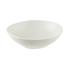 Schale ENVISIO IRIS WHITE Vago 560 ml Premium Porcelain weiß mit Relief oval | 180 mm x 162 mm H 55 mm Produktbild