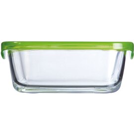 Vorratsbehälter KEEP N BOX mit Deckel grün transparent 0,37 ltr  L 134 mm  B 99 mm  H 53,5 mm Produktbild
