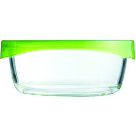 Vorratsbehälter KEEP N BOX mit Deckel grün transparent 0,39 ltr  Ø 129 mm  H 53,5 mm Produktbild