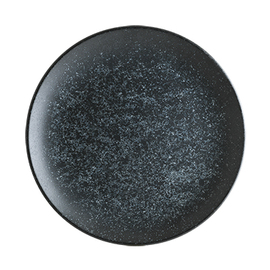 Teller flach ENVISIO VESPER Gourmet Porzellan schwarz matt Ø 270 mm Produktbild
